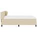 Letto box spring con materasso Crema 140 x 190 cm Tessuto - Foto miniatura 7