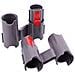 Supporto Estensione Porta Accessori Aspirapolvere - Organizzatore (paio) Compatibile Con Dyson V7, V8, V11, V12, V15 - Foto miniatura 4