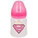 Biberon Per Neonati 150 Ml Supergirl Con Tettarella In Silicone Senza Bpa, Rosa - Foto miniatura 1