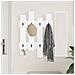Appendiabiti a muro Bianco 60 x 3 x 82 cm Legno multistrato - Foto miniatura 4