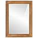 Specchio Marrone chiaro 57 x 70 x 3 cm legno massello di mango - Foto miniatura 2