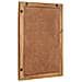 Specchio Marrone chiaro 57 x 70 x 3 cm legno massello di mango - Foto miniatura 3