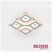Lampadario Led 95w, Telecomando 2.4g, Luce Regolabile 6400lm Bbled030 - Foto miniatura 2