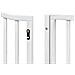 Cancello Cani Porta Pieghevole Bianco 6 Pannelli 480 cm Pioppo - Foto miniatura 9