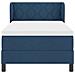 Letto box spring con materasso Blu 90 x 190 cm Tessuto - Foto miniatura 7