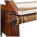Sgabello In Legno E Metallo Marrone 117x30,5x50h - Foto miniatura 6