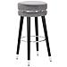 Sgabello Alto Vkh436-grigio-legno-35x35x74 Cm - Foto miniatura 1