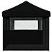 Tenda Party Nero 292 x 580 x 315 cm Tessuto Oxford - Foto miniatura 5