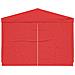 Tenda Party 300 x 300 x 255 cm Rosso PE e Acciaio - Foto miniatura 3