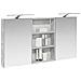 Set di Armadi da Bagno con porta 3 pcs 120 x 10,5 x 60,5 cm - Foto miniatura 3