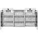 Set di Armadi da Bagno con porta 3 pcs 120 x 10,5 x 60,5 cm - Foto miniatura 7