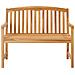 Panchina in legno intagliata a mano Naturale 114 x 60,5 x 95 cm - Foto miniatura 3