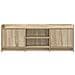 Mobile TV 130 x 33 x 47 cm Rovere Sonoma Legno ingegnerizzato - Foto miniatura 4