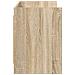 Mobile TV 130 x 33 x 47 cm Rovere Sonoma Legno ingegnerizzato - Foto miniatura 5
