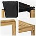 Set di divani da esterno 6 pcs Bianco e Nero 79 x 79 x 37 cm - Foto miniatura 8