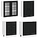 Unità Cucina PORTO 4 pcs Nero Legno ingegnerizzato - Foto miniatura 3