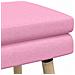 Panchina a doppio strato Rosa 110 x 40 x 47 cm Tessuto - Foto miniatura 4