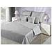 Set di biancheria da letto in microfibra 140x200 + 2x70x80 - Grigio cenere - Comfort di lusso - Morbidezza vellutata - Foto miniatura 5