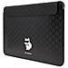 Custodia Karl Lagerfeld Saffiano Monogram Choupette Per Laptop 14 - Nera - Foto miniatura 1