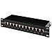 Pannello Patch di Rete 12 Porte CAT 6 RJ45 FM Cat 6 Nero - Foto miniatura 1