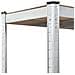 Questi scaffali resistenti sono la scelta ideale sia per lo stoccaggio residenziale che per quello commerciale, e offrono un ampio spazio dove tenere tutto in ordine. Materiale robusto: Gli scaffali portaoggetti sono costituiti da telai in acciaio e tavole in legno multistrato. I telai in acciaio garantiscono robustezza e stabilità, mentre il legno ingegnerizzato offre forza, stabilità, e resistenza all'umidità. Forte capacità di carico: Grazie al grande spessore del materiale - Foto miniatura 3