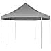 Gazebo Pieghevole Esagonale Pop-Up Grigio 3,6x3,1 m - Foto miniatura 1