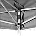 Gazebo Pieghevole Esagonale Pop-Up Grigio 3,6x3,1 m - Foto miniatura 6
