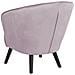 Poltrona In Velluto Rosa Dala - Foto miniatura 15