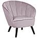 Poltrona In Velluto Rosa Dala - Foto miniatura 12