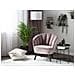 Poltrona In Velluto Rosa Dala - Foto miniatura 17