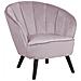 Poltrona In Velluto Rosa Dala - Foto miniatura 19