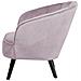 Poltrona In Velluto Rosa Dala - Foto miniatura 21