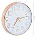 Orologio Da Parete 30 Cm Oro Rosa - Foto miniatura 5