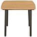 Tavolo Per Esterno Legno Massello Acacia E Acciaio 80x80x72 Cm - Foto miniatura 3