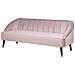 Divano A 3 Posti In Velluto Rosa Alsvag - Foto miniatura 18