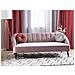Divano A 3 Posti In Velluto Rosa Alsvag - Foto miniatura 5
