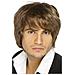 Parrucca Boy Band Marrone Per Uomo - Foto miniatura 1