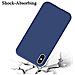 Cadorabo Custodia Compatibile Con Apple Iphone Xs Max In Liquid Blu - Coperchio Protettivo In Silicone Tpu Flessibile - Foto miniatura 3