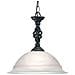 Sospensione A Soffitto A Cupola A 1 Luce Nera, E27 - Foto miniatura 1