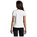 T-shirt Donna Imperiale Con Scollo A V Taglia L Bianca - Foto miniatura 2