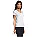 T-shirt Donna Imperiale Con Scollo A V Taglia L Bianca - Foto miniatura 3