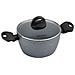 Lava Stone Casseruola Alta Induzione, 24cm, 4 Litri, Coperchio In Vetro, Antiaderente Grigio - Foto miniatura 1