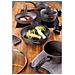 Lava Stone Casseruola Alta Induzione, 24cm, 4 Litri, Coperchio In Vetro, Antiaderente Grigio - Foto miniatura 4