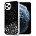 Custodia Compatibile Con Apple Iphone 11 In Nero Con Glitter - Coperchio Protettivo In Silicone Tpu Flessibile Con Glitter Scintillanti - Foto miniatura 1
