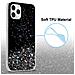 Custodia Compatibile Con Apple Iphone 11 In Nero Con Glitter - Coperchio Protettivo In Silicone Tpu Flessibile Con Glitter Scintillanti - Foto miniatura 4