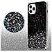Custodia Compatibile Con Apple Iphone 11 In Nero Con Glitter - Coperchio Protettivo In Silicone Tpu Flessibile Con Glitter Scintillanti - Foto miniatura 5