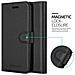 Custodia Compatibile Con Huawei P40 In Nero Carbone - Coperchio Protettiva Con Chiusura Magnetica, Funzione Stand E Tasca Per Le Carte - Foto miniatura 6