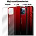 Cadorabo Custodia Compatibile Con Apple Iphone 12 / Iphone 12 Pro In Rosso - Nero - Coperchio Protettivo Bicolore In Vetro Temperato E Silicone Tpu - Foto miniatura 7