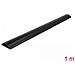 Passacavo 50 x 12 mm - lunghezza 1 m nero - Foto miniatura 2