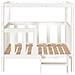 Cuccia per Cani Bianca 105,5x83,5x100 cm Legno Massello di Pino - Foto miniatura 2